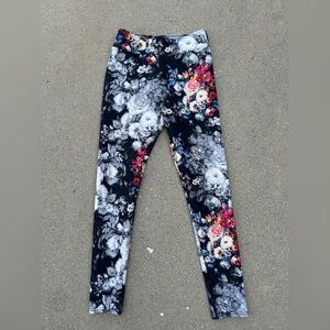 Abercrombie & Fitch Floral Print Leggings Women Size Small